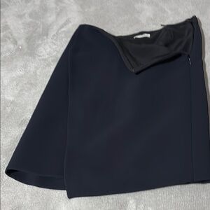 Balenciaga classic fit black skirt this slit
